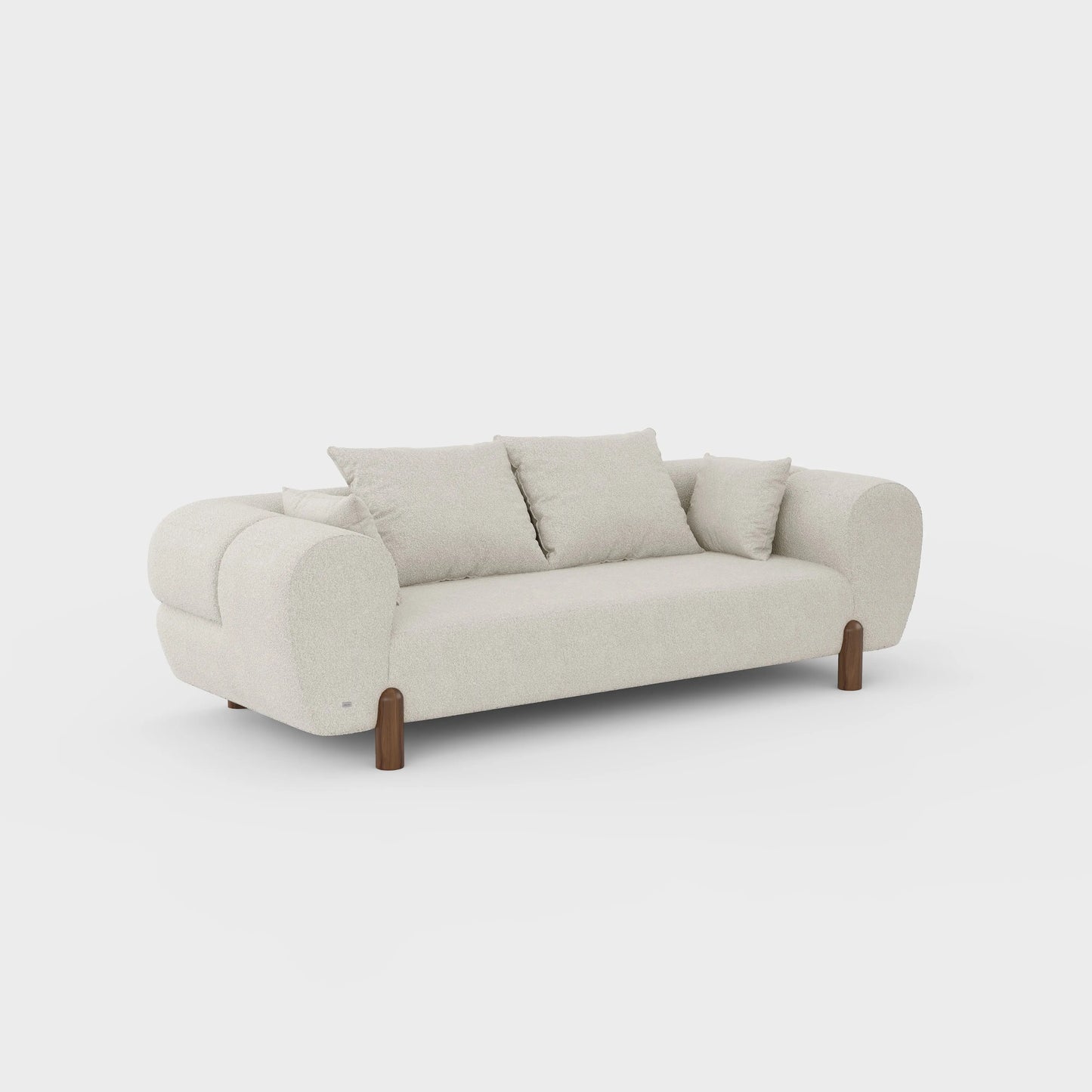 Serenith three seater cream luxury sofa — made to order lounge Australia