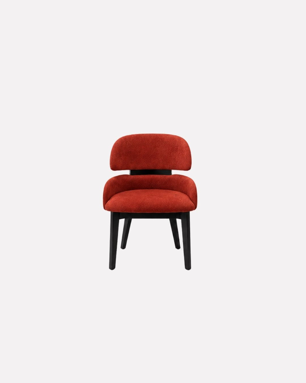 JOLIN Furniture Soleia Chair with wooden legs and plush fabric upholstery, showcasing a modern, comfortable seating design.