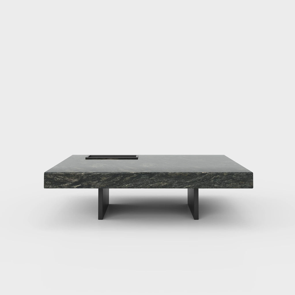 Vallora luxury marble coffee table — designer stone top living room table Australia