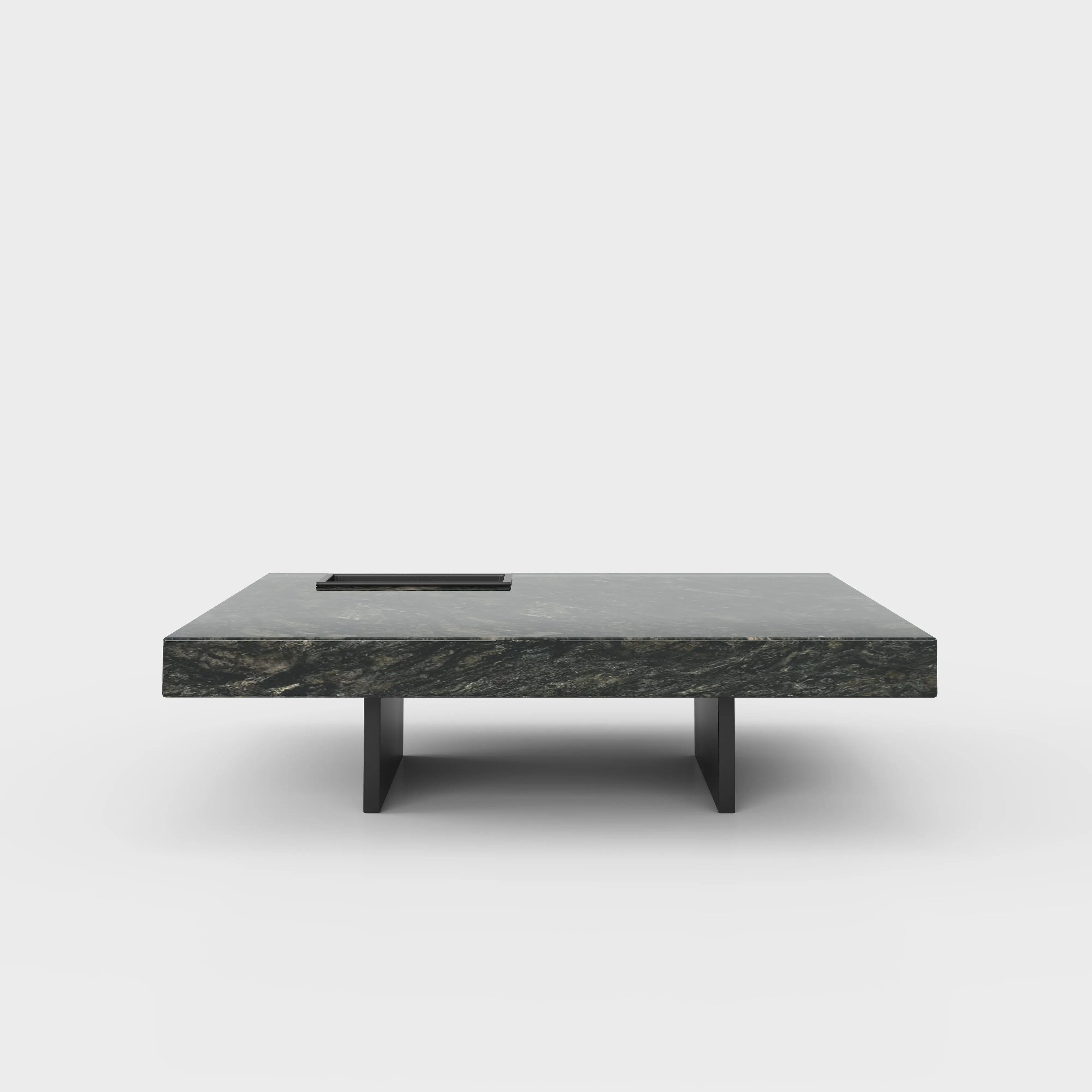 Vallora luxury marble coffee table — designer stone top living room table Australia