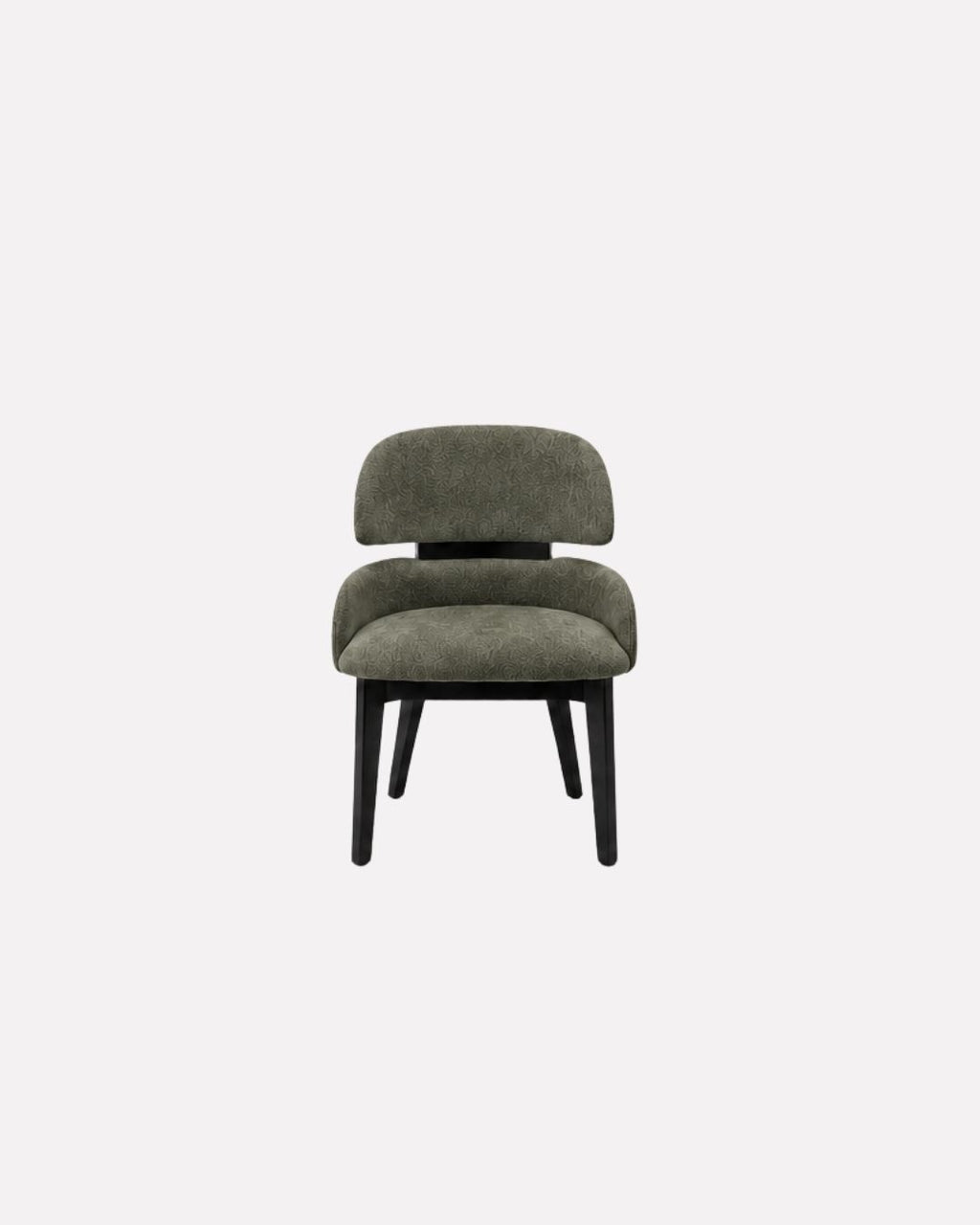 JOLIN Furniture Soleia Chair with wooden legs and upholstered seat in a modern design, shown in a stylish indoor setting.