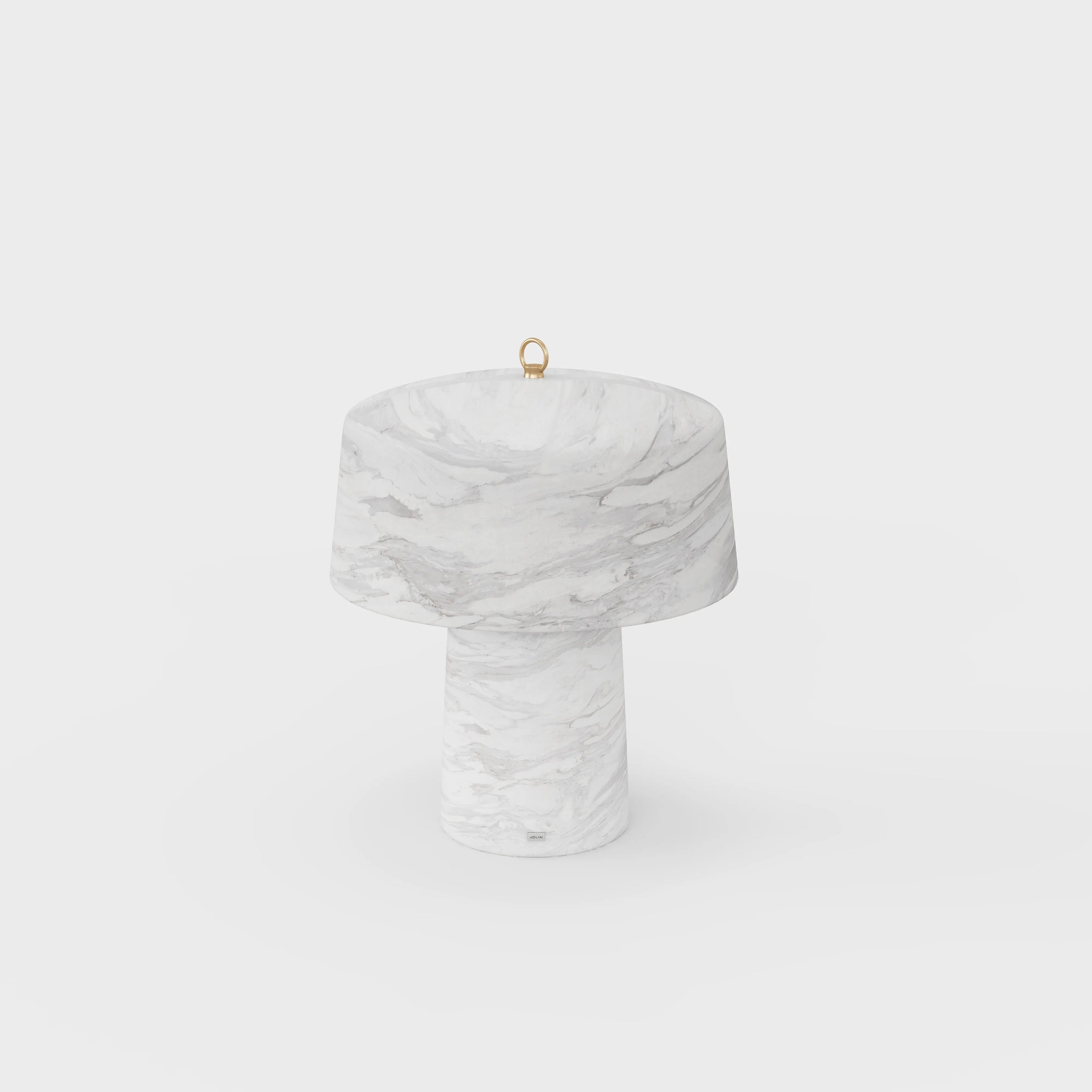 Elena marble base table lamp — luxury stone lamp Australia JOLIN Furniture