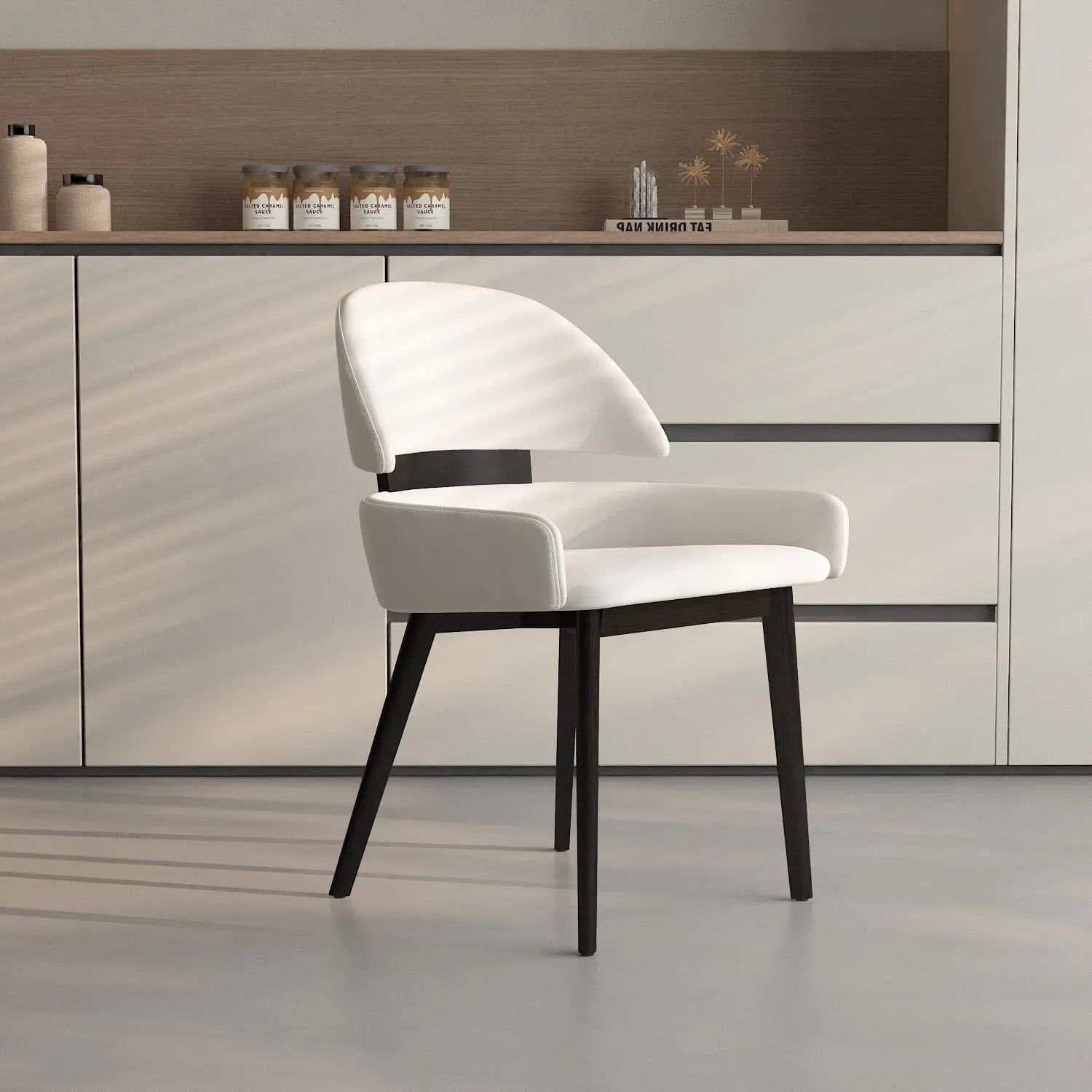 Soleia chair styled — statement armchair contemporary Australian interior jolin furniture