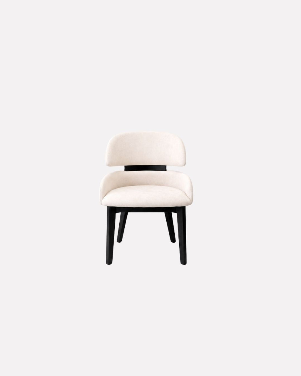 JOLIN Furniture Soleia Chair with sleek modern design, featuring a wooden frame and plush upholstered seat and backrest.