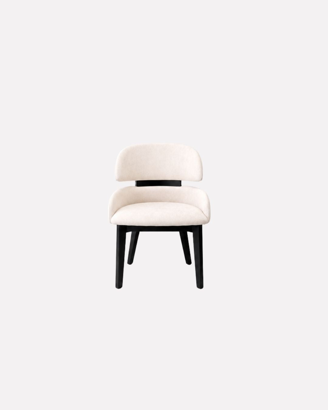 JOLIN Furniture Soleia Chair with sleek modern design, featuring a wooden frame and plush upholstered seat and backrest.