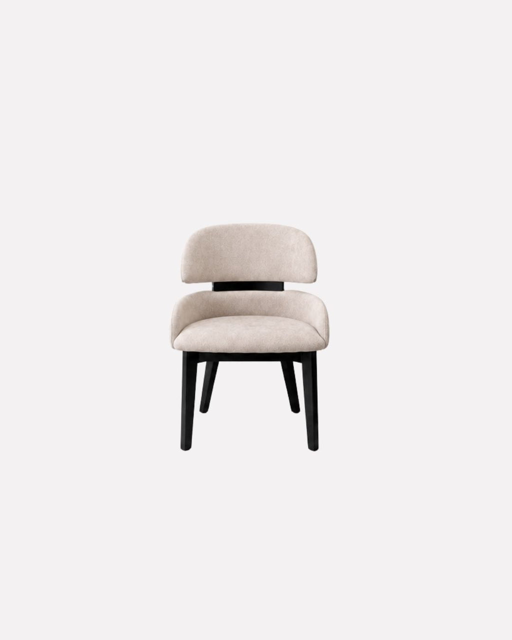 JOLIN Furniture Soleia Chair with wooden legs and plush fabric upholstery, showcasing a modern and stylish seating design.