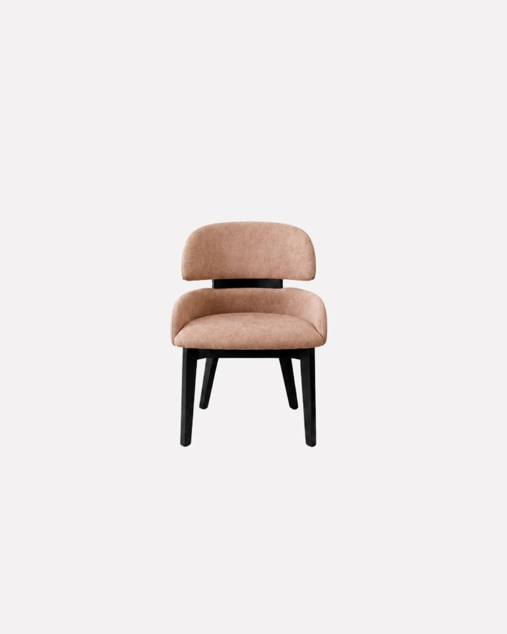 JOLIN Furniture Soleia chair with plush fabric upholstery, wooden legs, and modern design suitable for living room or office decor.