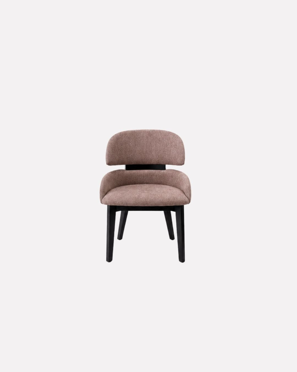 JOLIN Furniture Soleia Chair with sleek design and wooden legs, featuring a cushioned seat and backrest in a modern style.