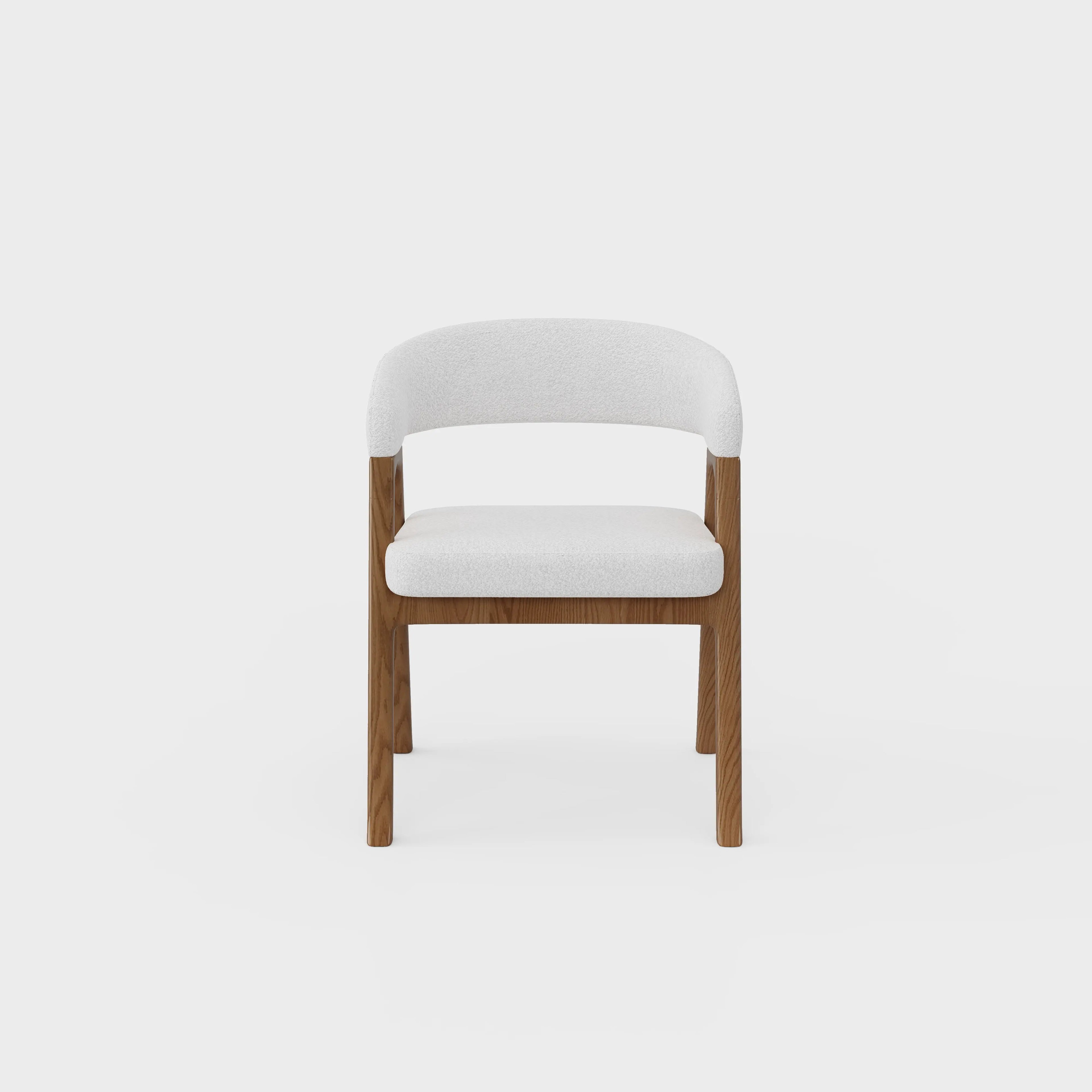 Astrielle bouclé armchair — textured accent chair lounge room Australia JOLIN
