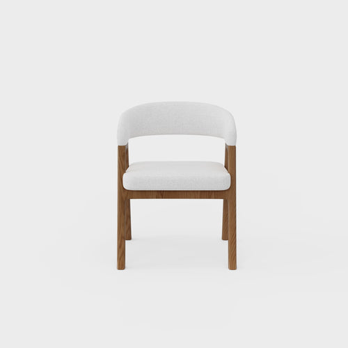 Astrielle bouclé armchair — textured accent chair lounge room Australia JOLIN