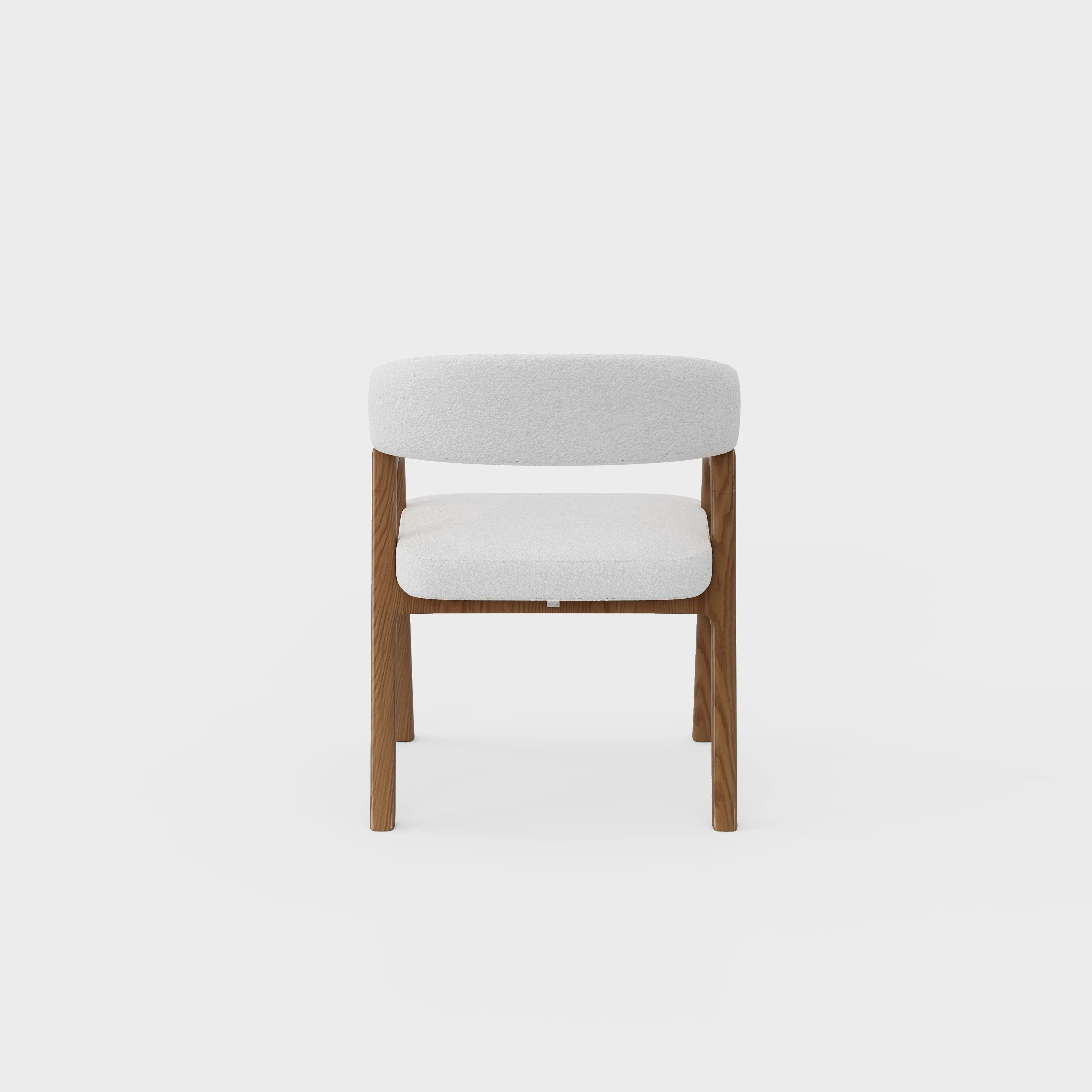 Astrielle bouclé armchair — textured accent chair lounge room Australia JOLIN