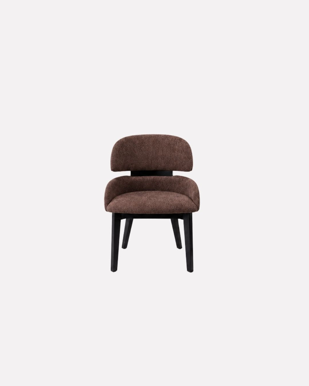 JOLIN Furniture Soleia Chair with modern design, cushioned seat and wooden legs, ideal for contemporary living spaces.