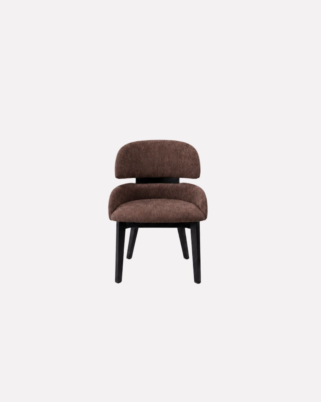JOLIN Furniture Soleia Chair with modern design, cushioned seat and wooden legs, ideal for contemporary living spaces.