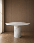 JOLIN Furniture Maripel Table with sleek wooden surface and modern design, shown in a bright living room setting