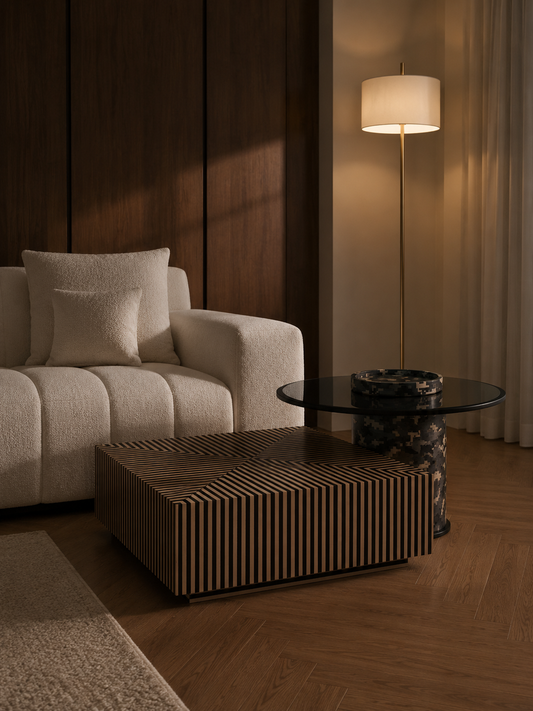 JOLIN Furniture Rivena table set with wooden dining table and matching chairs, modern design for contemporary dining rooms