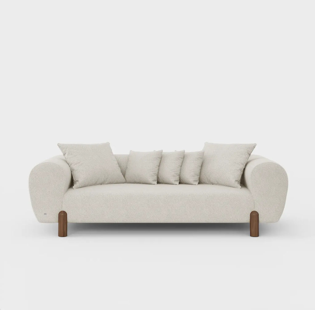 Serenith three seater cream luxury sofa — made to order lounge Australia