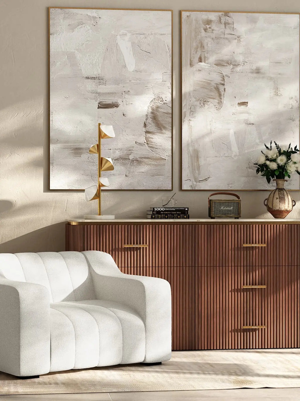 Florielle lamp styled — unique table lamp contemporary interior JOLIN